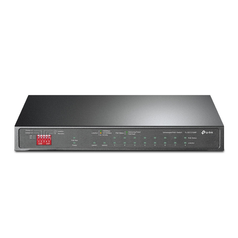 10-PORT GIGABIT SWITCH 8-PORT POE+ thumbnail