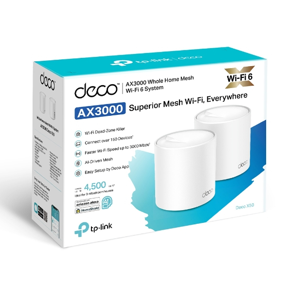 AX3000 WH MESH WIFI 6 SYS 2PK thumbnail