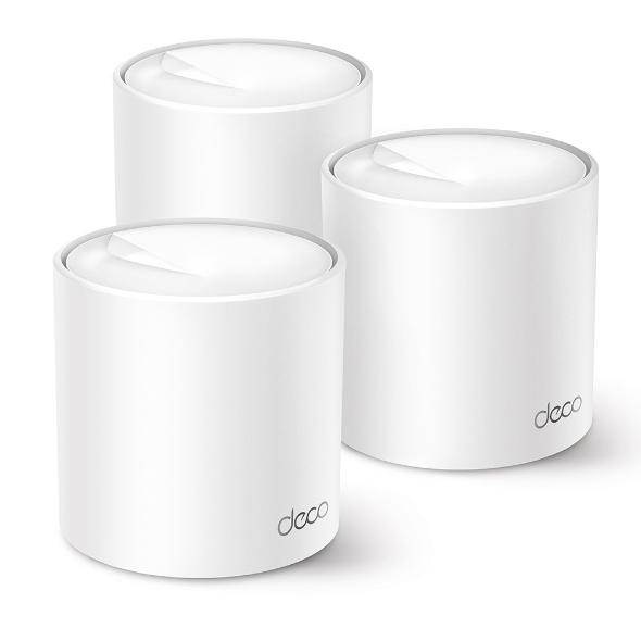 Deco X50 - Wi-Fi system - (3 routers) - up to 6,500 sq.ft - mesh 1GbE - Wi-Fi 6 - Dual Band thumbnail