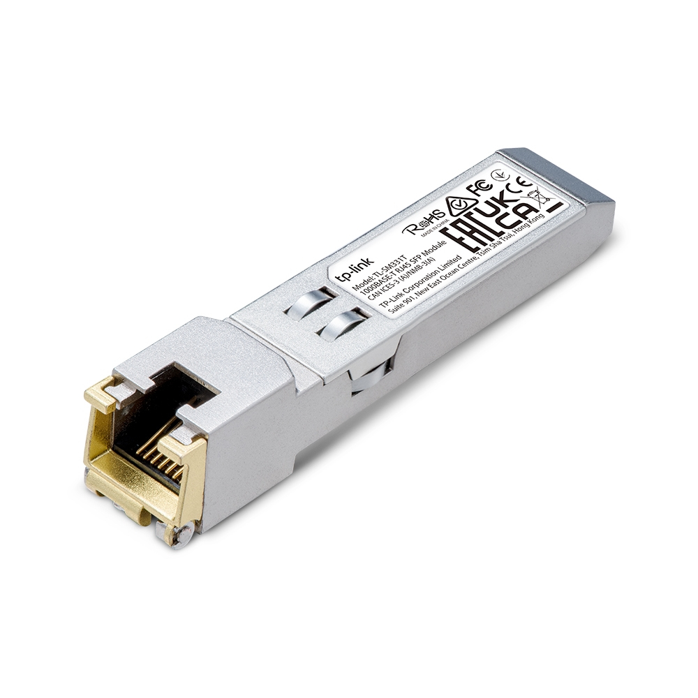 1000BASE-T RJ45 SFP Fiber Module - TL-SM331T thumbnail
