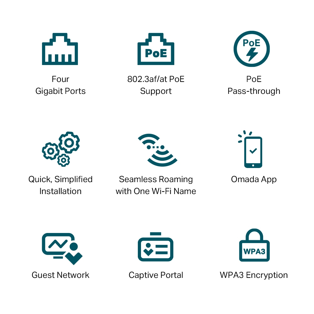 EAP655-Wall Dual-Band Wi-Fi 6 Access Point thumbnail