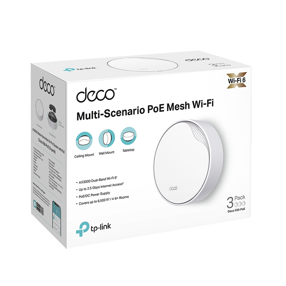 AX3000 WHOLE HOME MESH WI-FI 6 POE thumbnail
