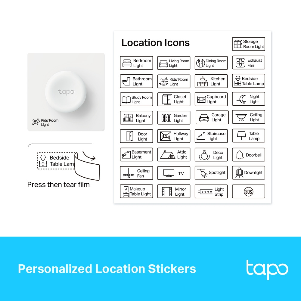 Tapo S200D V1 - Smart dimmer switch - wireless - 863 - 865 Mhz, 868 - 868.6 MHz thumbnail