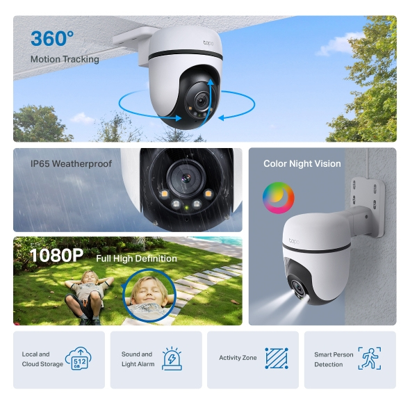 Tapo C500 Outdoor Pan/Tilt Security Wi-Fi Camera thumbnail