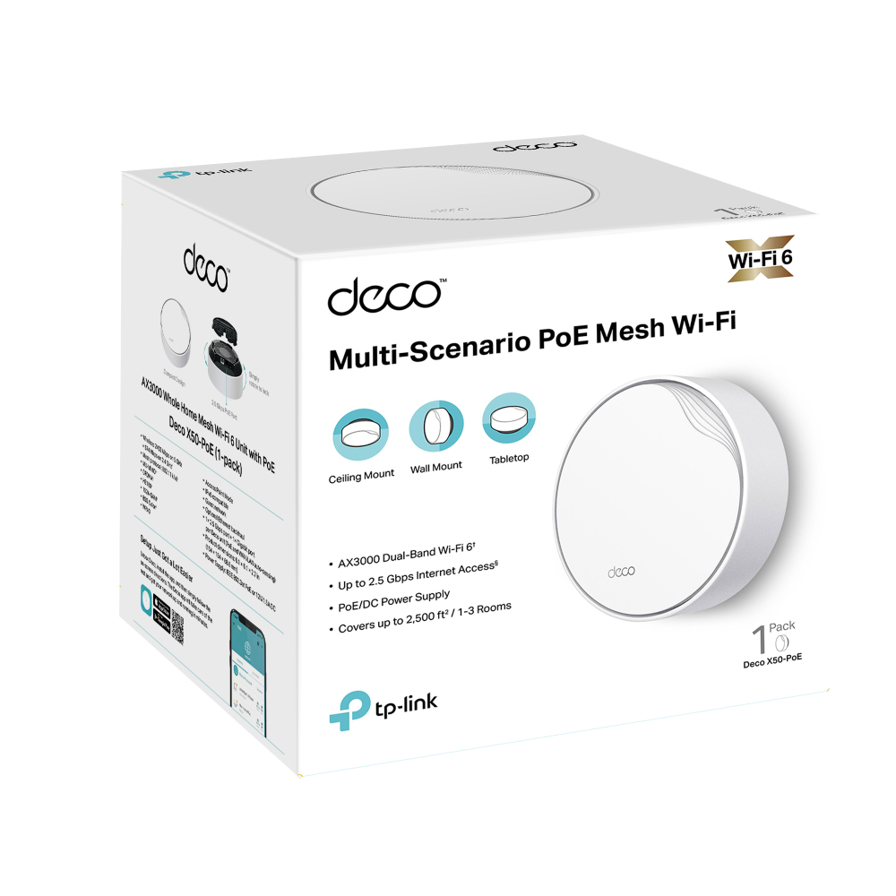 AX3000 WHOLE HOME MESH WI-FI 6 POE thumbnail
