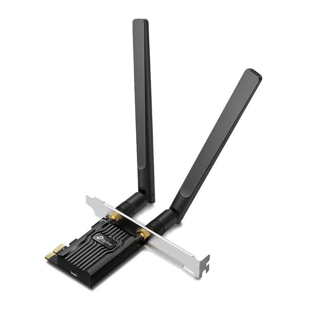 EU Product - WLAN 1775MBit AX1800 Wi-Fi 6 Bluetooth 5.2 PCIe Adapter LP inkl. Low-Profile Slotblech thumbnail