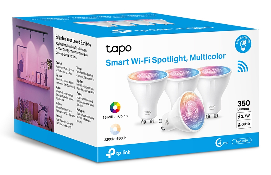 SMART WI-FI SPOTLIGHT DIMMABLE 4PK thumbnail