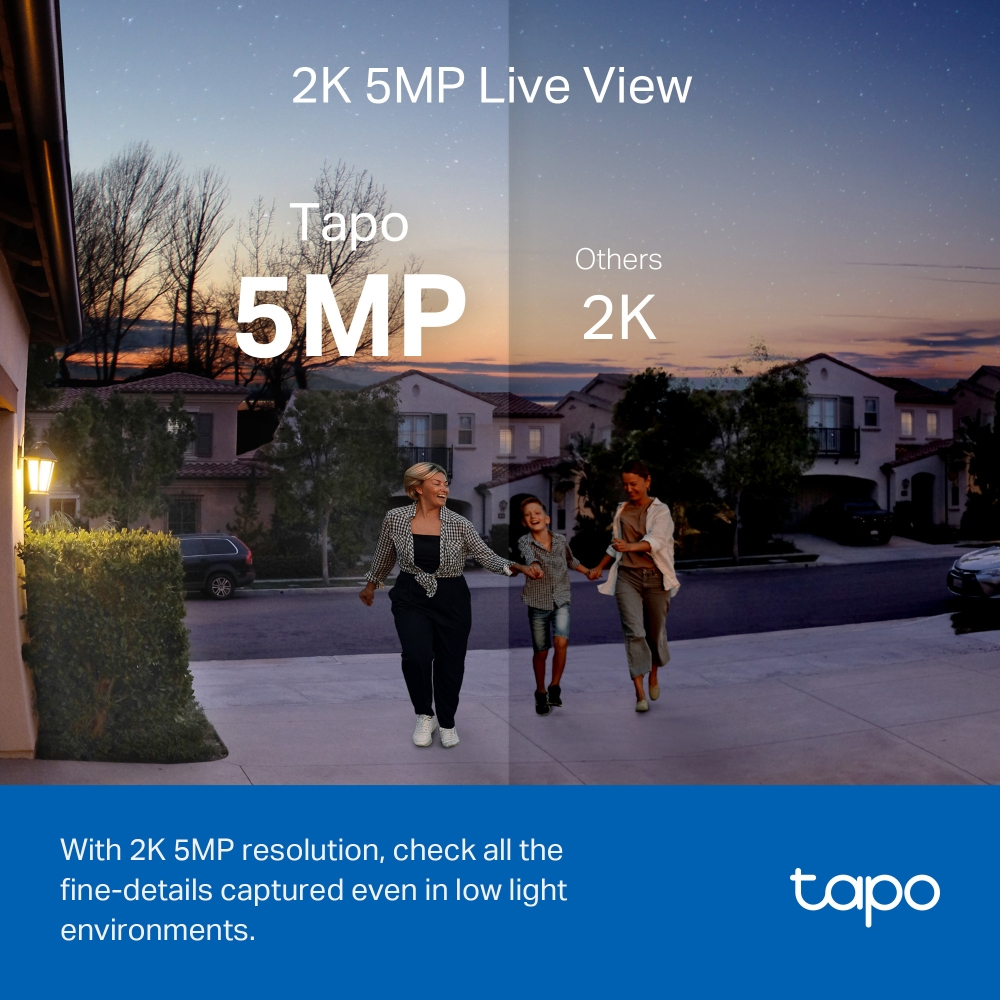 Tapo D230S1 V1 - Video Doorbell Camera Kit - smart doorbell - with camera - wireless - 802.11b, 802.11g, 802.11n - 2.4 Ghz thumbnail