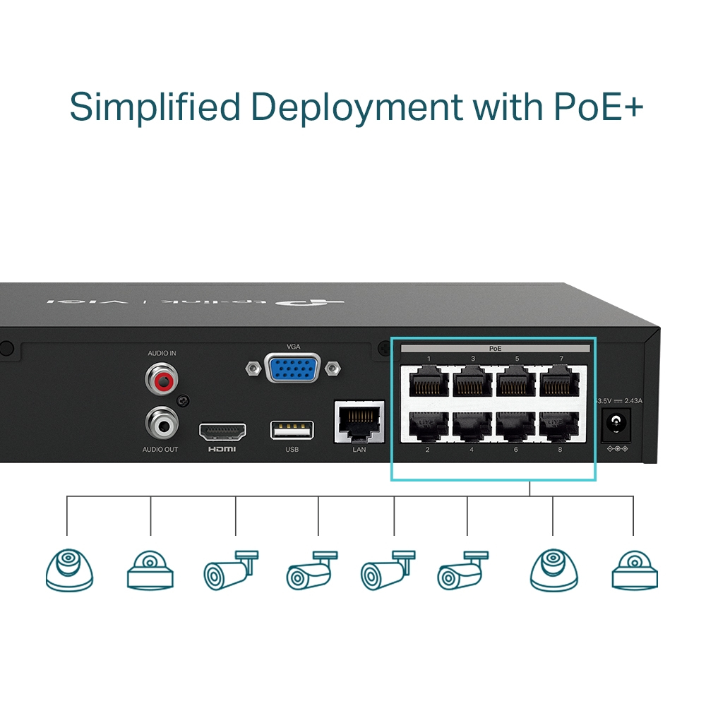TP-LINK VIGI NVR1008H-8MP thumbnail
