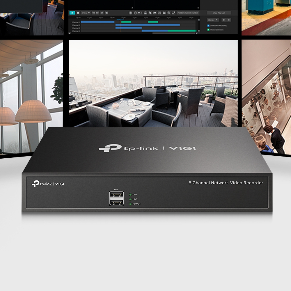 EU Product - VIGI NVR1008H 8 Channel Network Video Recorder - 10,000 GB - Serial ATA thumbnail