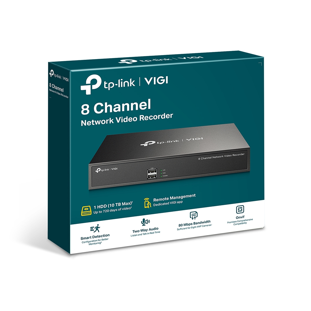 EU Product - VIGI NVR1008H 8 Channel Network Video Recorder - 10,000 GB - Serial ATA thumbnail