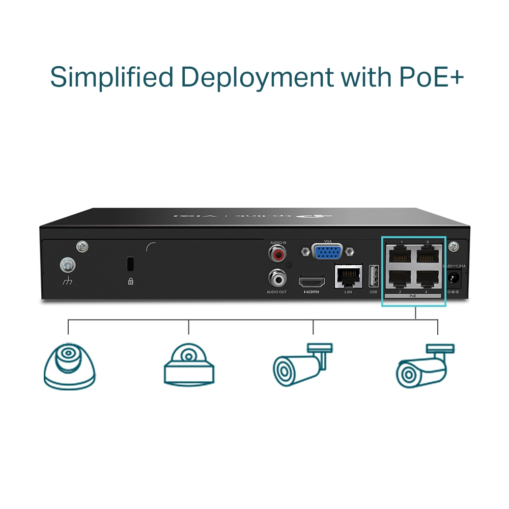 TP-LINK VIGI NVR1004H-4P thumbnail