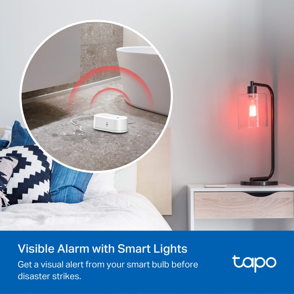 Tapo T300 V1 - Water leak sensor - smart - wireless - 868 - 922 MHz thumbnail