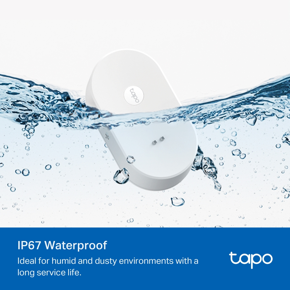 Tapo T300 V1 - Water leak sensor - smart - wireless - 868 - 922 MHz thumbnail