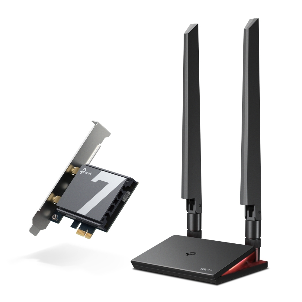 Archer TBE550E V1 - Network adapter - PCIe - Wi-Fi 6E, Bluetooth, Wi-Fi 7 thumbnail