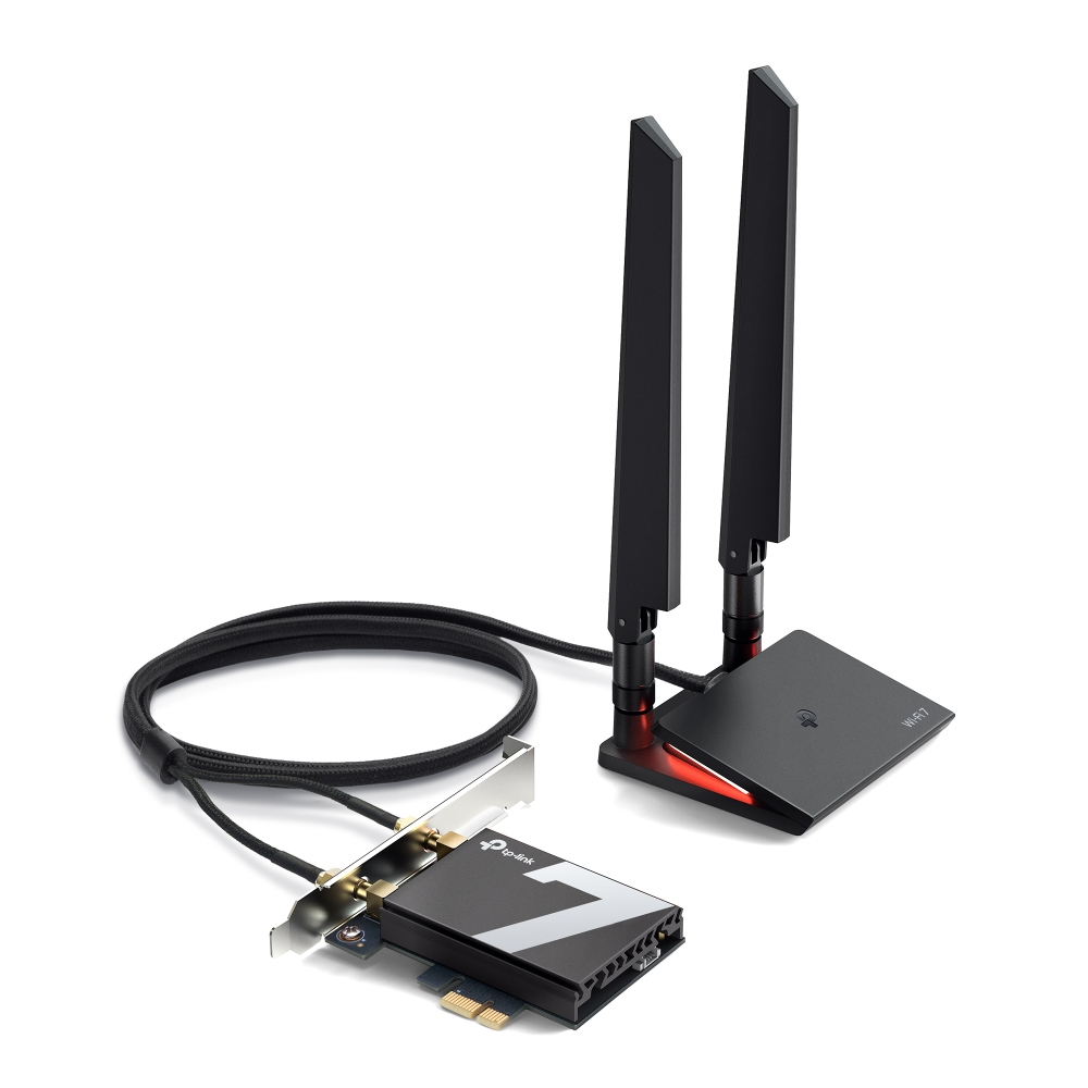 Archer TBE550E V1 - Network adapter - PCIe - Wi-Fi 6E, Bluetooth, Wi-Fi 7 thumbnail