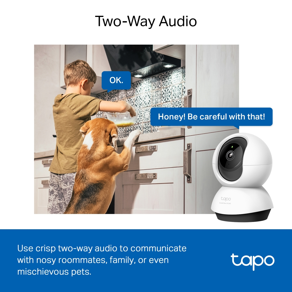 Tapo C220 Pan/Tilt AI Home Security Wi-Fi Camera thumbnail
