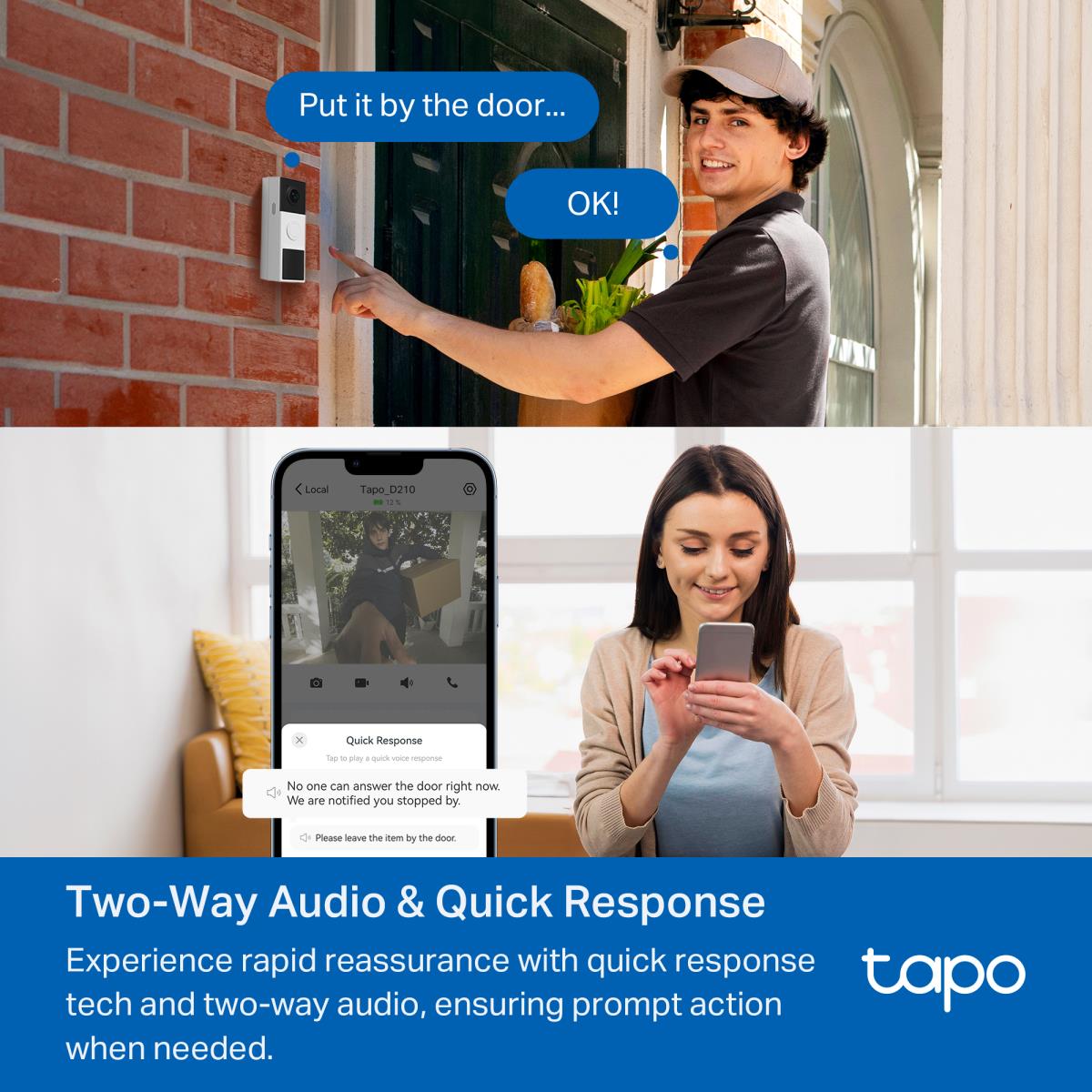 Tapo D210 Video Doorbell Camera thumbnail