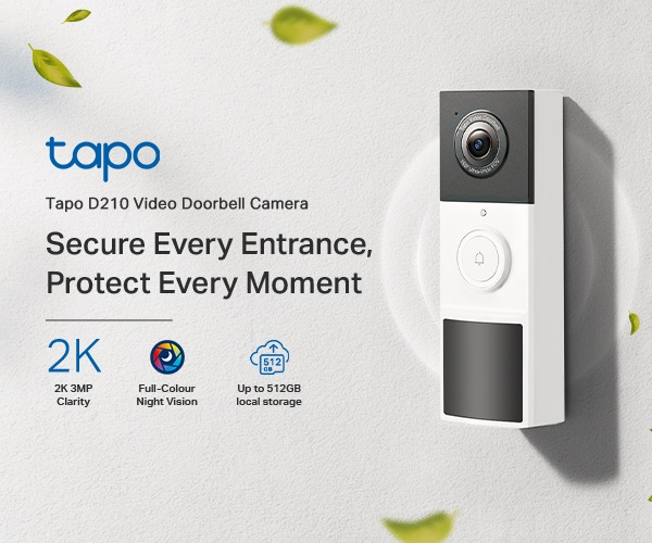 Tapo D210 Video Doorbell Camera thumbnail