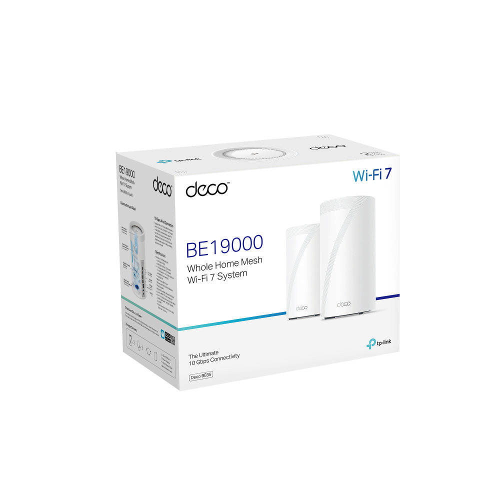 Deco BE85 V1 - Wi-Fi system - (2 routers) - mesh 1GbE, Wi-Fi 7 - Wi-Fi 7 - Multi-Band thumbnail