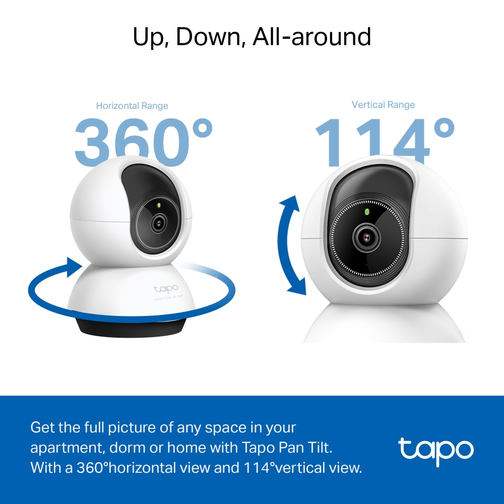 PAN/TILT AI HOME SECURITY CAMERA thumbnail