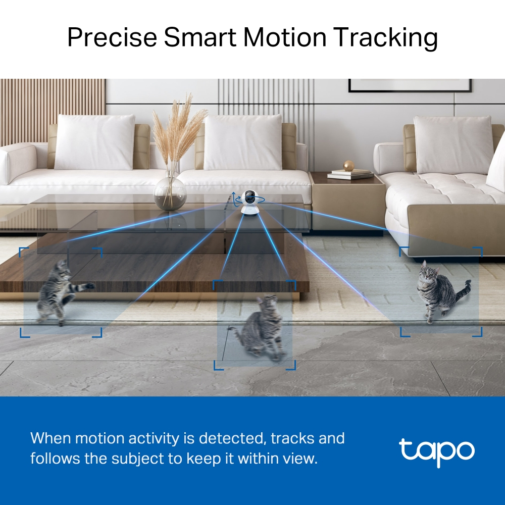 PAN/TILT AI HOME SECURITY CAMERA thumbnail