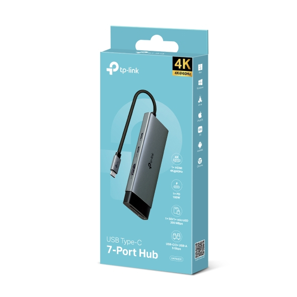 TP-LINK USB TYPE-C 7-PORT HUB thumbnail
