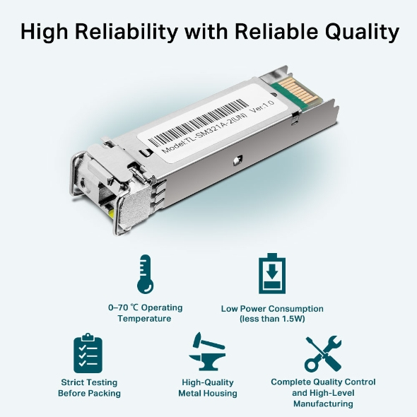 EU Product - SM321A-2 - Single-Mode WDM Bi-Directional SFP Mod - Transceiver - Fiber Optic thumbnail