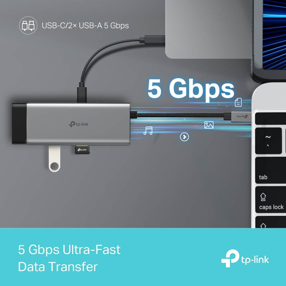 UH5020C V1 - Docking station - for desktop, laptop, smartphone, tablet - USB-C - HDMI thumbnail