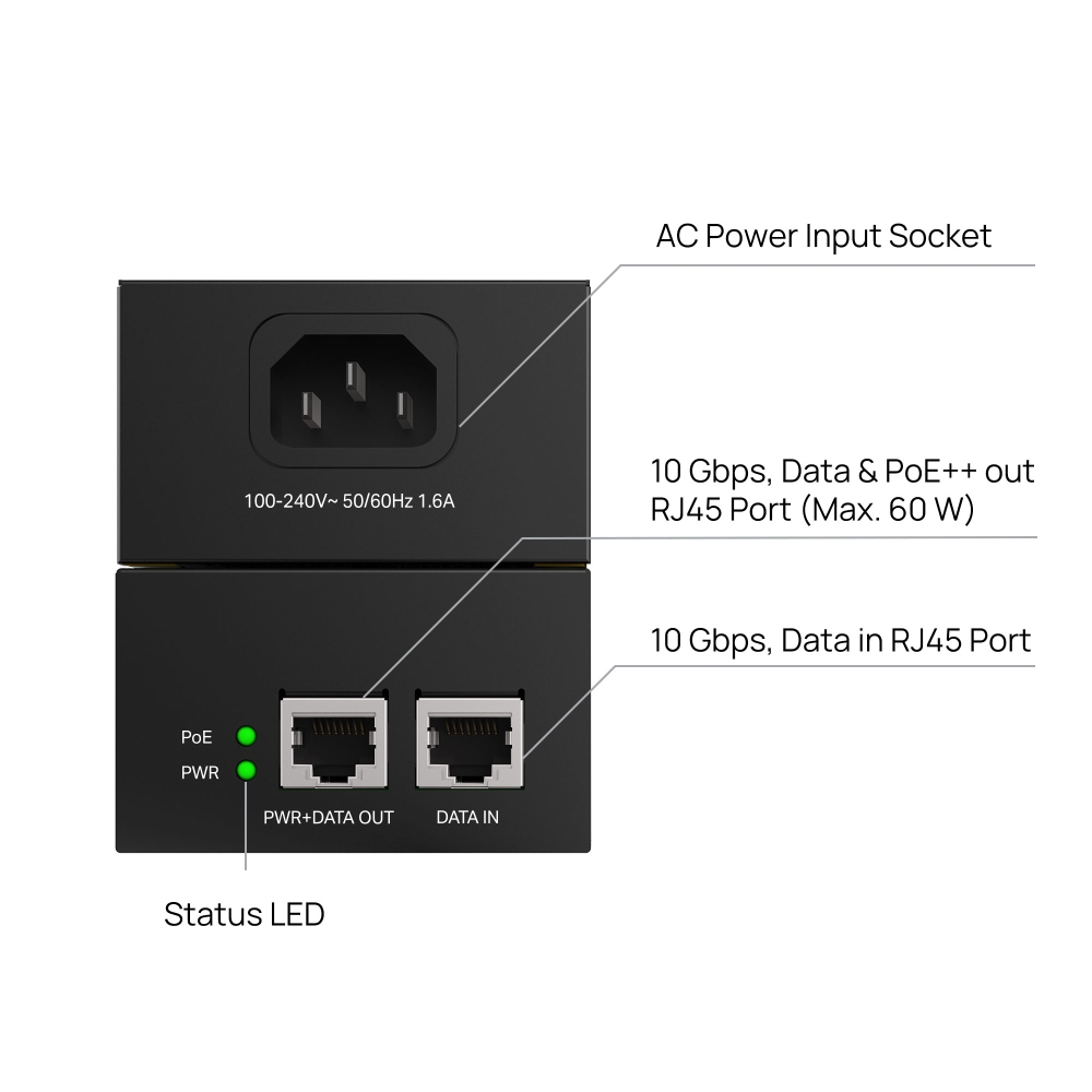 TP-LINK POE370S 10G POE INJECTOR thumbnail