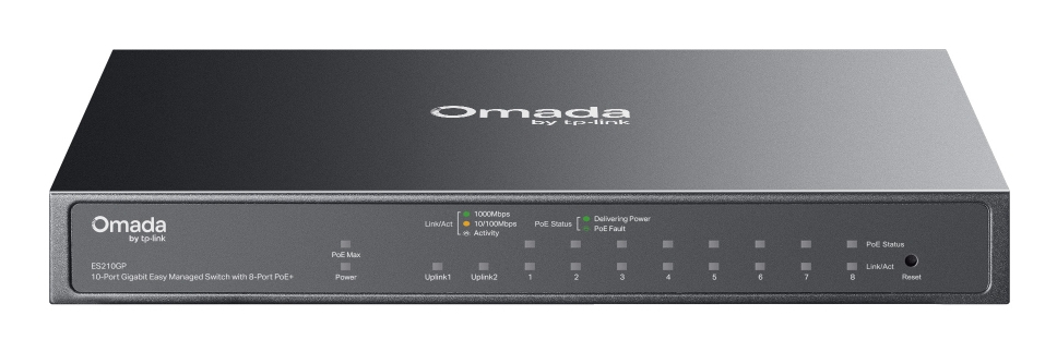 EU Product - Switch Omada ES210GP 10xGBit 8xPoE+ Managed thumbnail