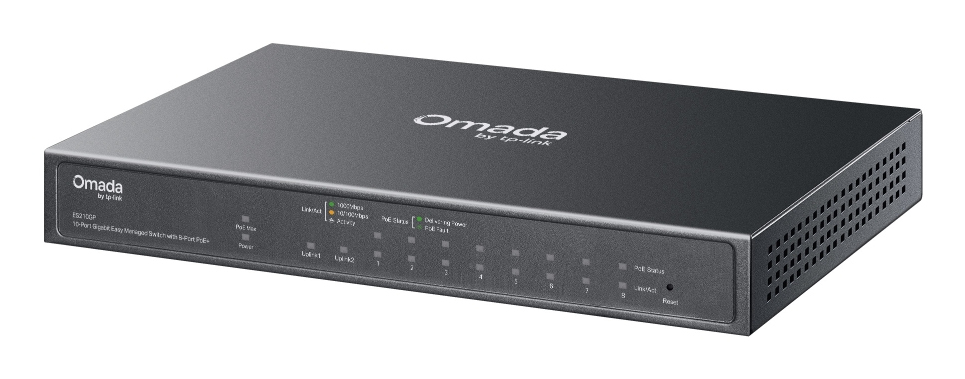 EU Product - Switch Omada ES210GP 10xGBit 8xPoE+ Managed thumbnail