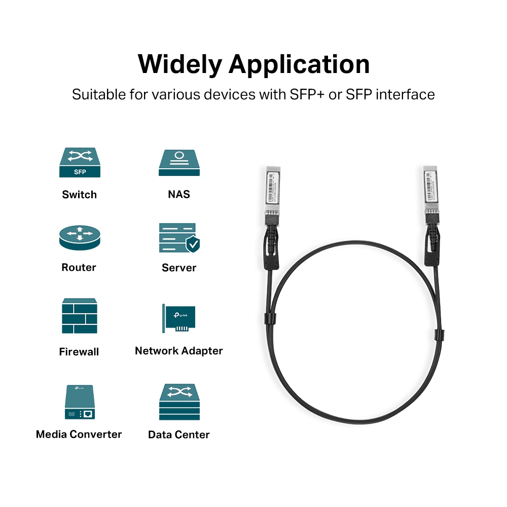 10G SFP+ Direct Attach Cable - 1m - TL-SM5220-1M thumbnail