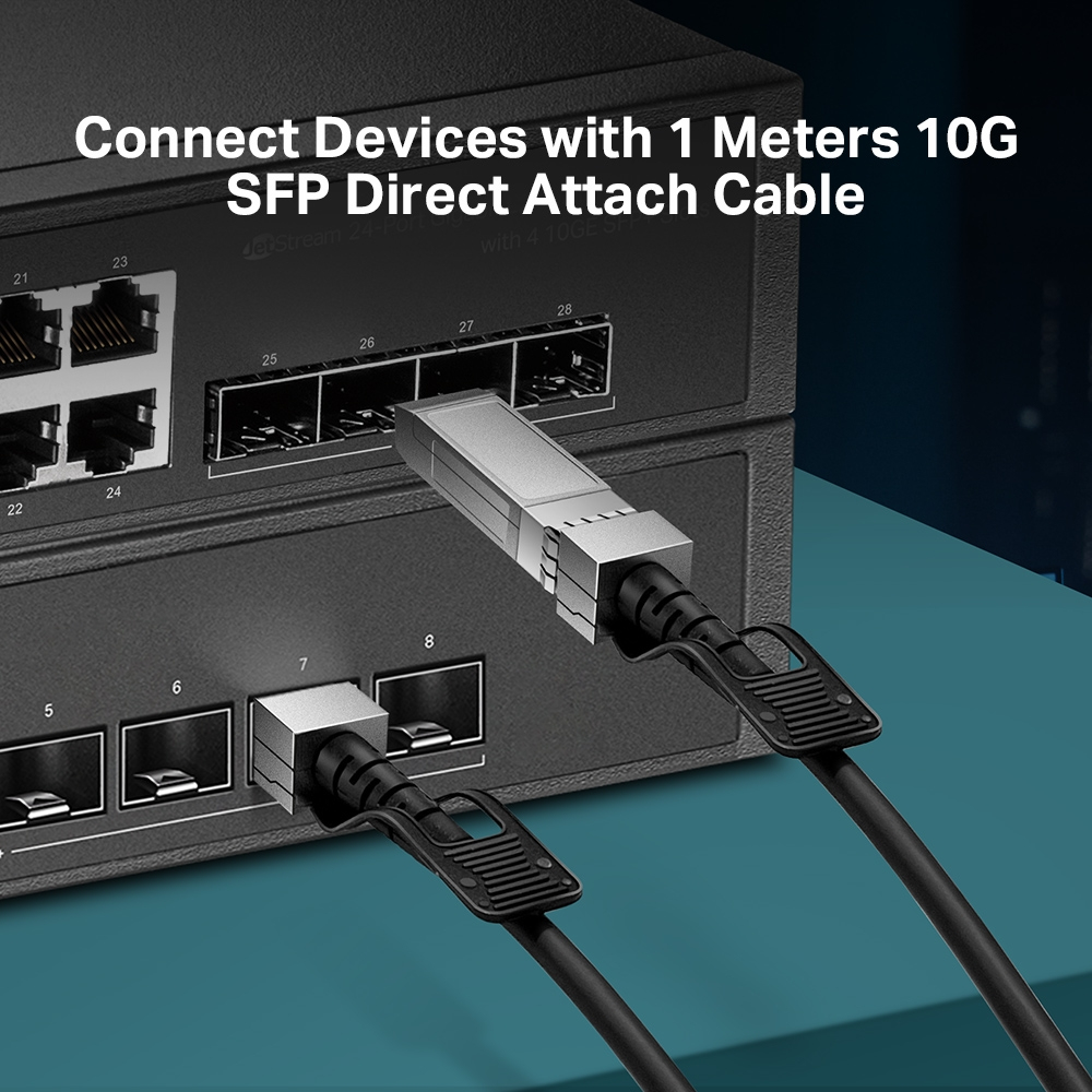 10G SFP+ Direct Attach Cable - 1m - TL-SM5220-1M thumbnail