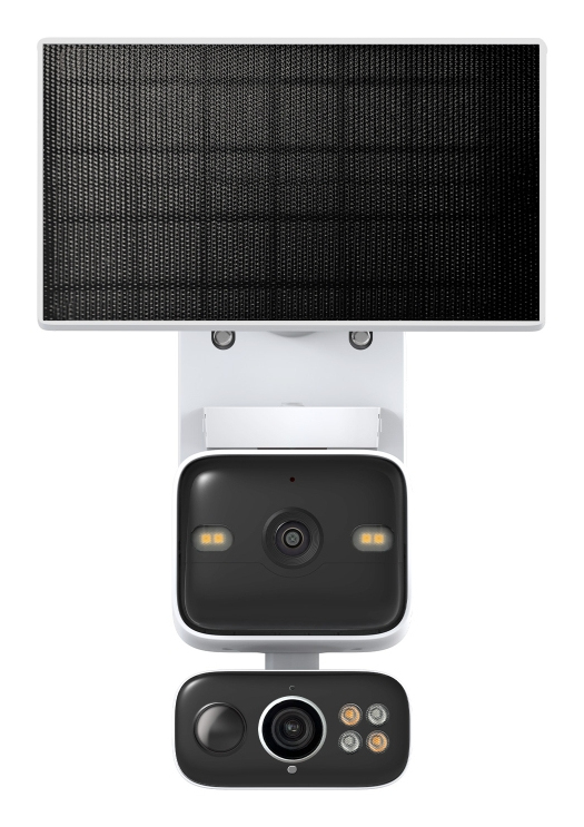 Tapo TC93D KIT V1 - Solar-Powered Security Camera Kit - network surveillance camera - pan / tilt - weatherproof - colour (Day&Night) - 2304 x 1296 - 2K - audio - wireless - Wi-Fi - 2.4GHz radio, 5GHz radio - DC 5 V - with Tapo A201 solar panel thumbnail