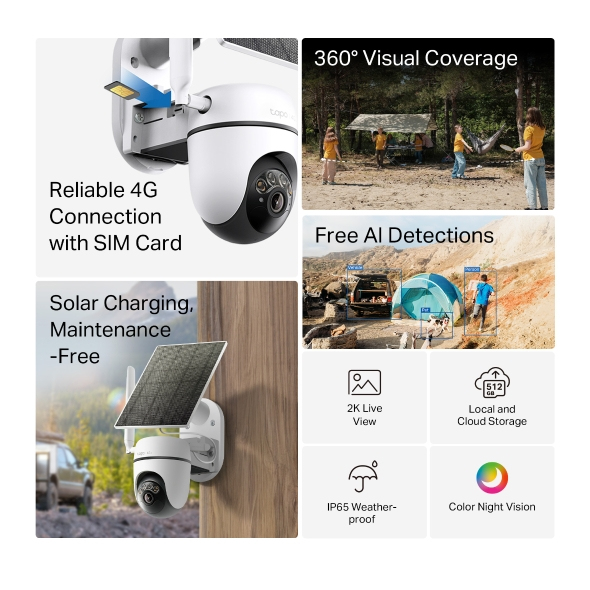 SOLAR PAN/TILT 4G LTE SEC CAM KIT thumbnail
