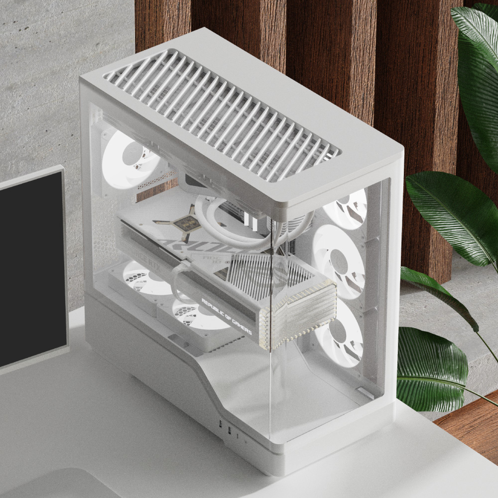 P500A Mid Tower Case - White thumbnail