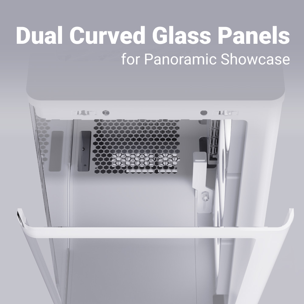 P500A Mid Tower Case - White thumbnail