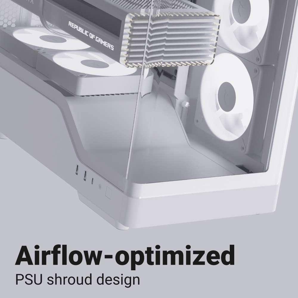 P500A Mid Tower Case - White thumbnail