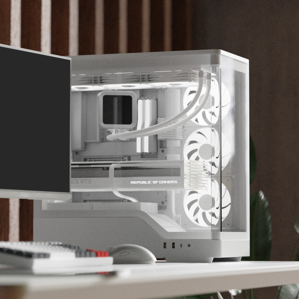 P500A Mid Tower Case - White thumbnail