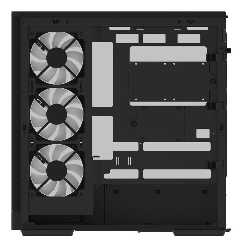 P500A Mid Tower Case - Black thumbnail