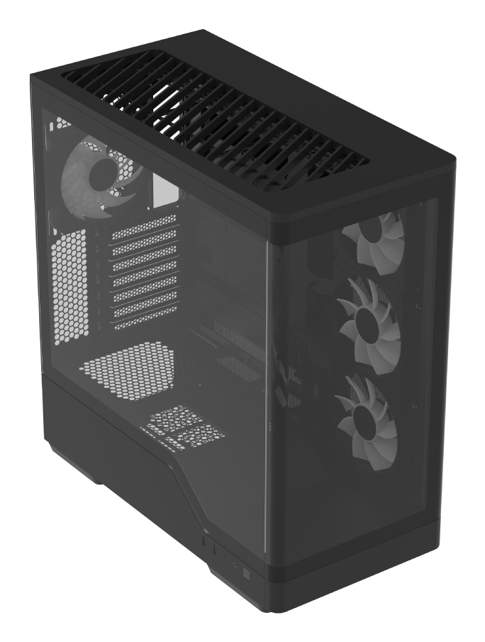 P500A Mid Tower Case - Black thumbnail