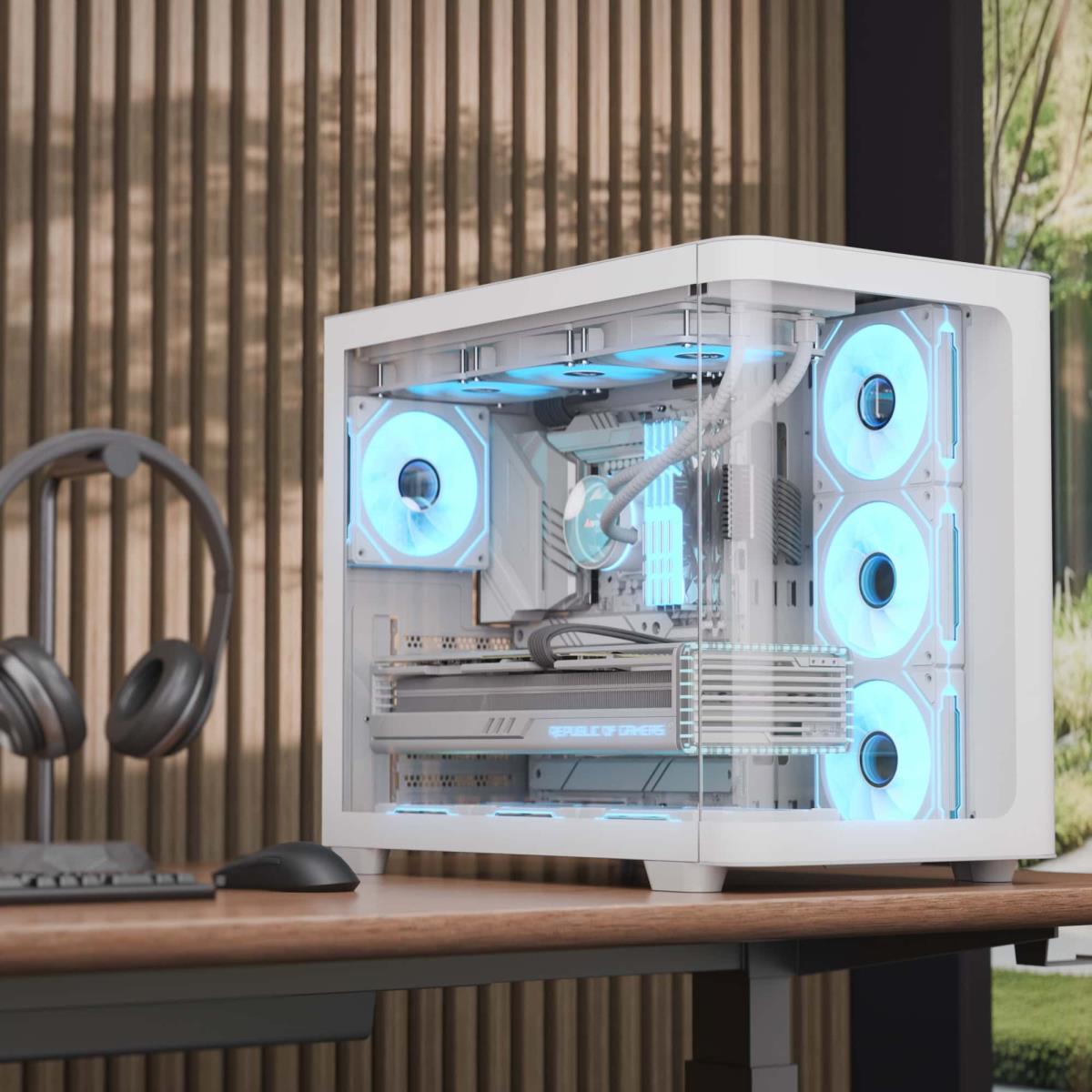 P500C Mid Tower Case - White thumbnail