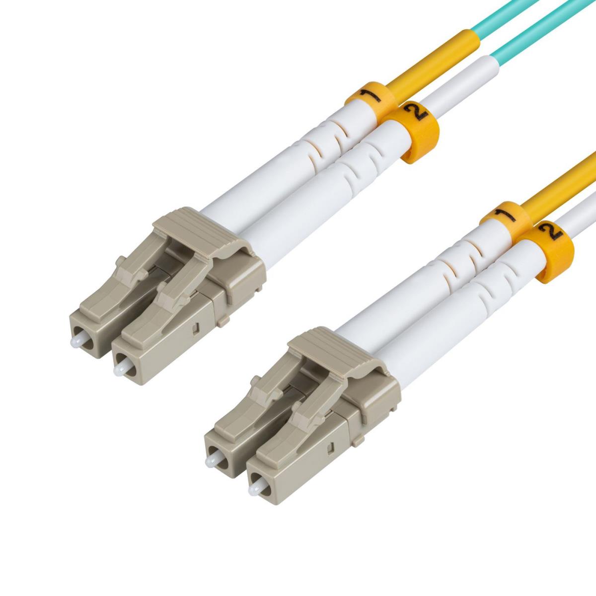 EU Product - LC/UPC-LC/UPC 1m  OM3 Fire thumbnail
