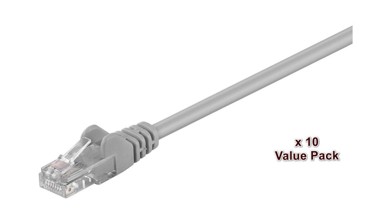 EU Product - U/UP C5e 3M Grey 10 Pck thumbnail