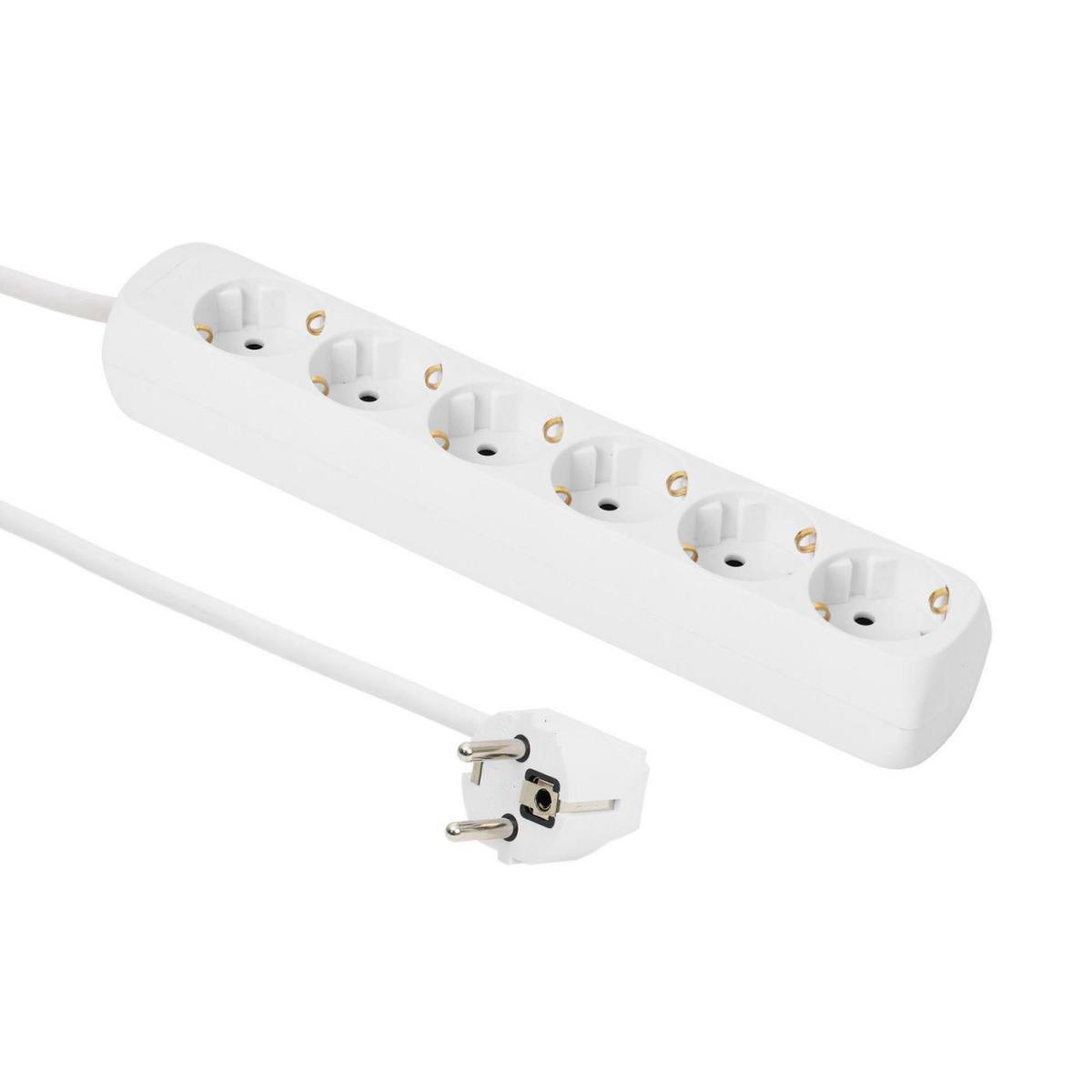 EU Product - 6-wy Schuko Socke 3M Whie thumbnail