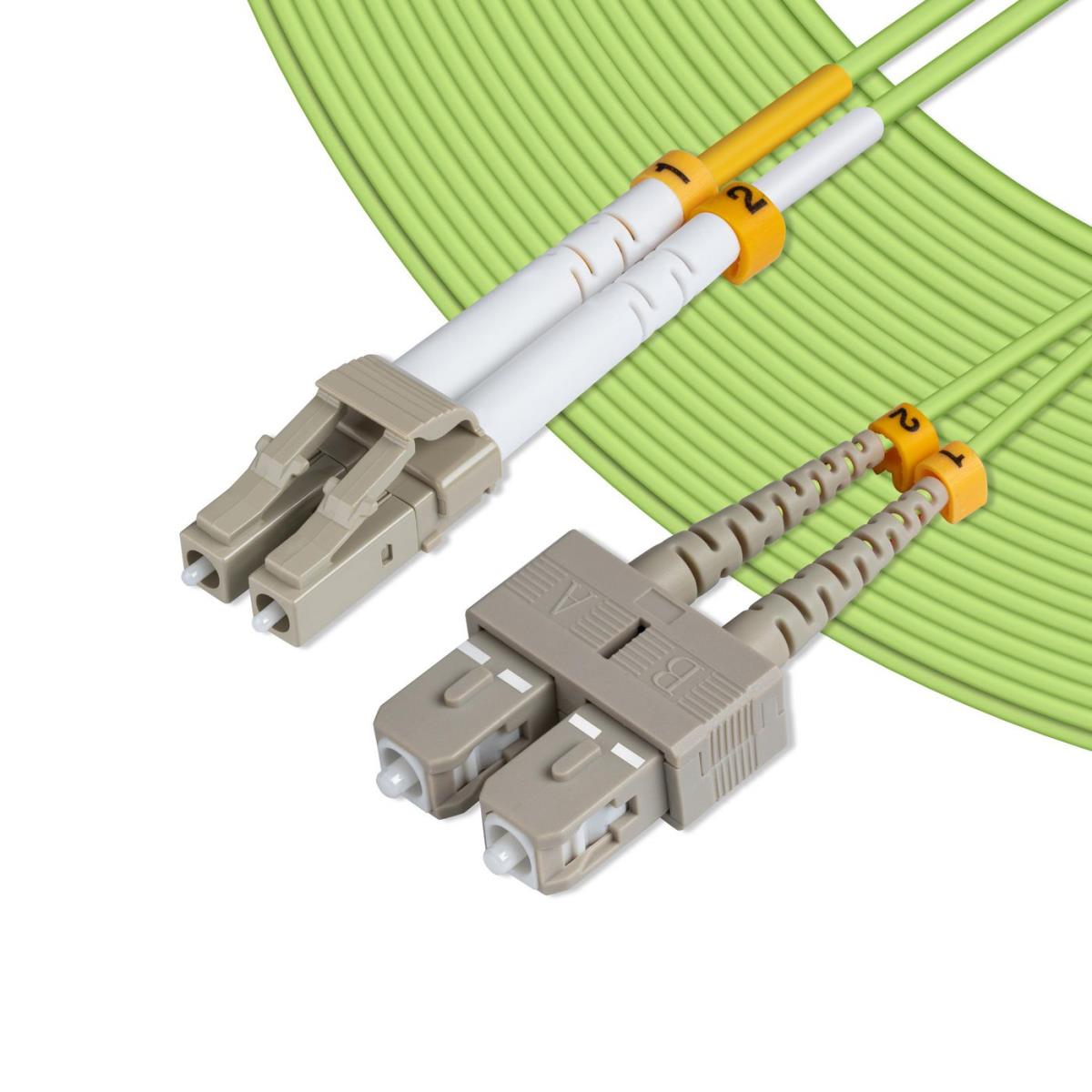 EU Product - LC/UPC-SC/UPC 10m OM5 Fire thumbnail