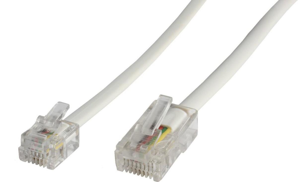 RJ11-RJ45 6M M/M White 6P/4C-8P/4C thumbnail