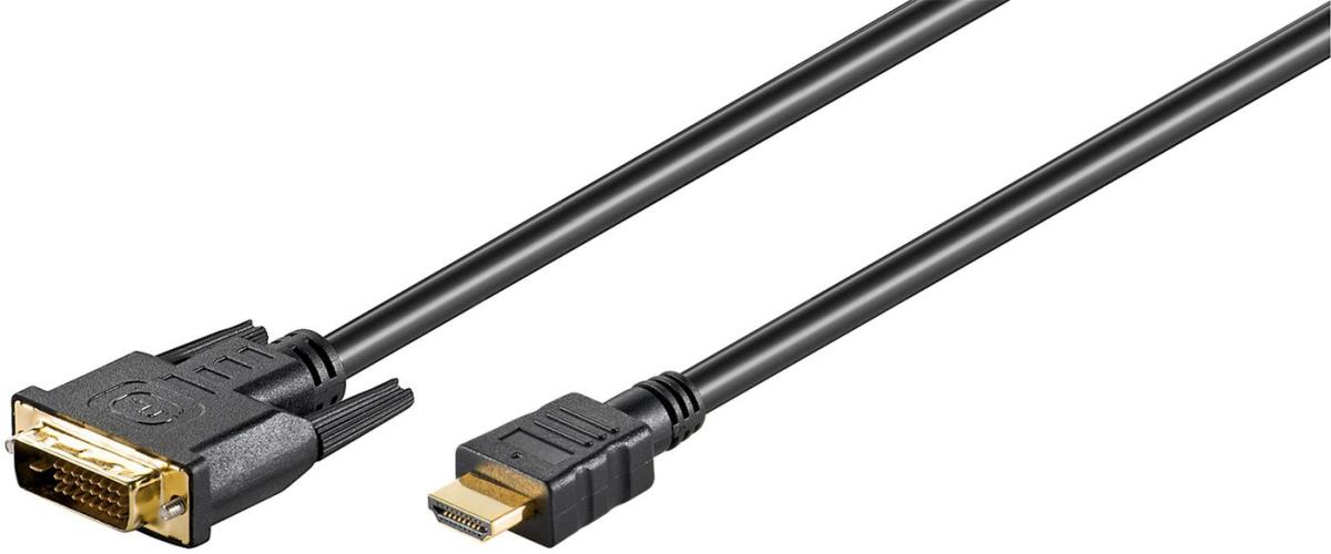 EU Product - HDMI 19 - DVI-D M-M Cle 1m thumbnail