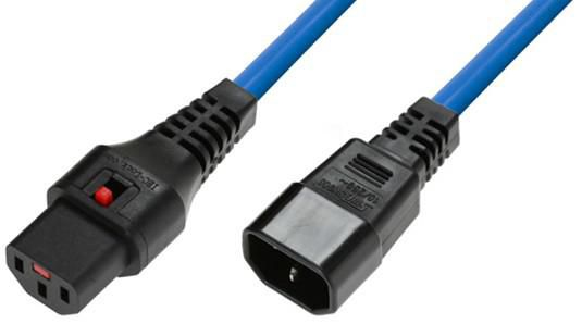 EU Product - Powercord C13 IEC Lock - C14 thumbnail